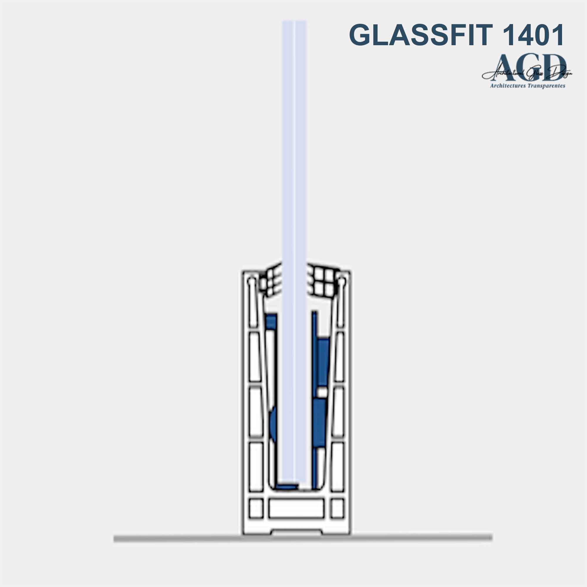 garde-corps verre bombé GLASSFIT 1401